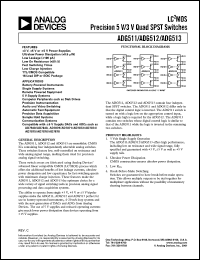 ADG513ABR Datasheet