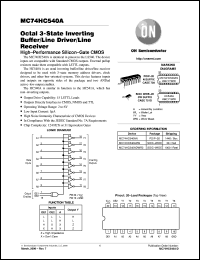 MC74HC541ADW Datasheet