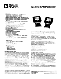 ADSP-2100ATG/883G Datasheet