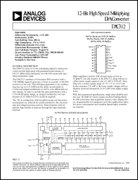 DAC312FR/883 Datasheet
