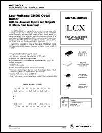 MC74LCX244SDR2 Datasheet