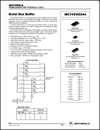 MC74VHC244DTR2 Datasheet