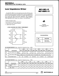 MC100EL11DR2 Datasheet
