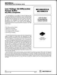 MC100LVE310FN Datasheet
