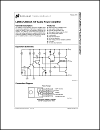 LM383T Datasheet