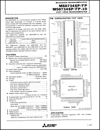 M50734SP-10 Datasheet