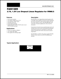 FAN1589MCX Datasheet