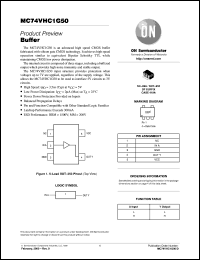 MC74VHC1G50DFT1 Datasheet