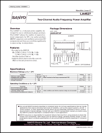 LA4627 Datasheet