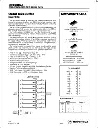 MC74VHCT540ADTR2 Datasheet