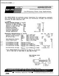 2SD438 Datasheet