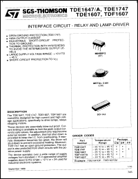 TDE1767DP Datasheet