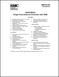 SMC91C100 Datasheet