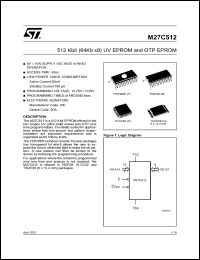 M27C512-20XC1TR Datasheet