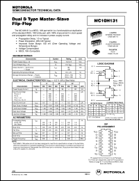 MC10H131FNR2 Datasheet