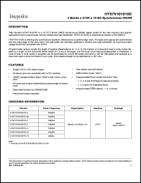 HY57V161610DTC-15 Datasheet