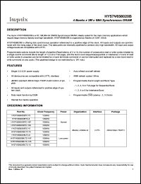 HY57V658020BTC-8 Datasheet