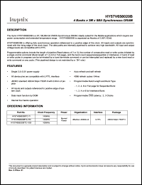 HY57V658020BTC-10S Datasheet