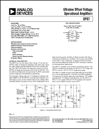 OP07CS Datasheet