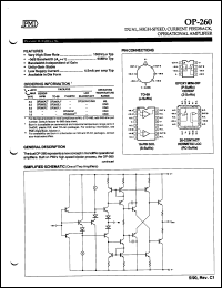 OP262DRU Datasheet