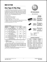 MC14174BFEL Datasheet