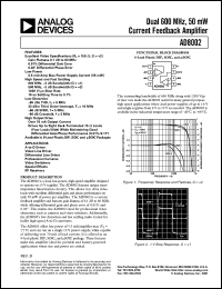 AD8002ARM-REEL Datasheet