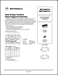 MC74AC74ML2 Datasheet