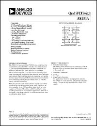ADG333ABRS Datasheet