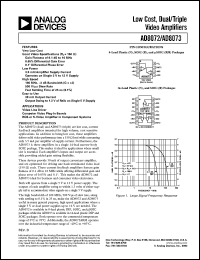 AD8072ARM-REEL Datasheet