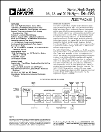 AD1857JRSRL Datasheet