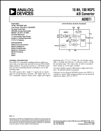 AD9071/PCB Datasheet