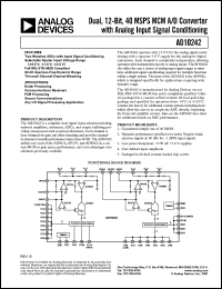 AD10242/PCB Datasheet