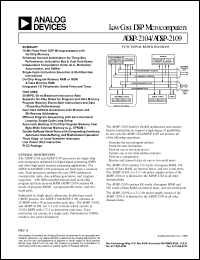 ADSP-2109KP-80 Datasheet