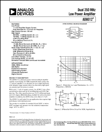 AD8012AR-REEL Datasheet