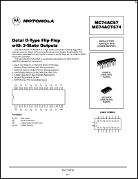 MC74ACT574DTR2 Datasheet