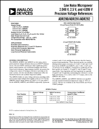 ADR291GRU-REEL Datasheet