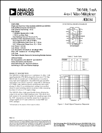 AD8184AR-REEL Datasheet