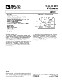 AD9051-2V/PCB Datasheet