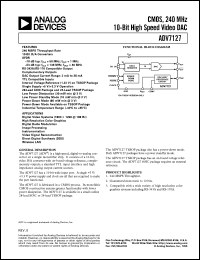 ADV7127JR240 Datasheet