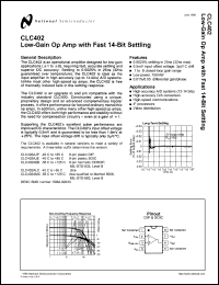 CLC402AJFQML Datasheet