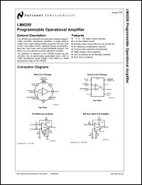 LM4250H-MIL Datasheet