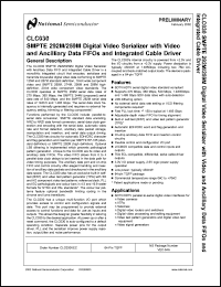 CLC030VEC Datasheet