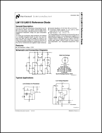 LM113H/883 Datasheet