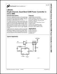 LMV221SD Datasheet