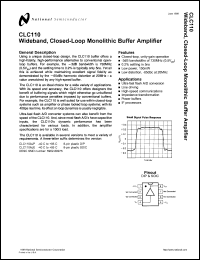 CLC103AM Datasheet
