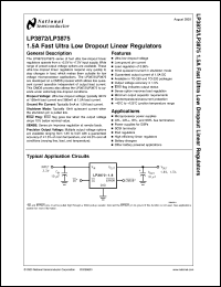 LP3872ESX-1.8 Datasheet