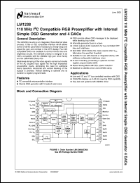 LM1238AAD/NA Datasheet