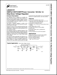 LM2591HVT-ADJ Datasheet
