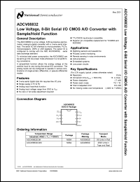 ADCV0831M6 Datasheet