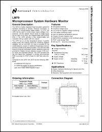 LM79M12CMDA Datasheet
